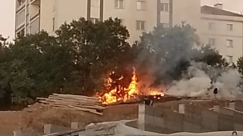 Bursa'da korkutan yangın! haberinin görseli