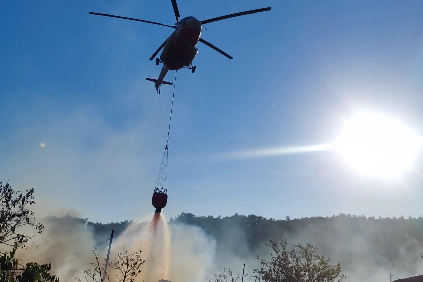 Çanakkale’de ziraat alanındaki yangın kontrol altına alındı