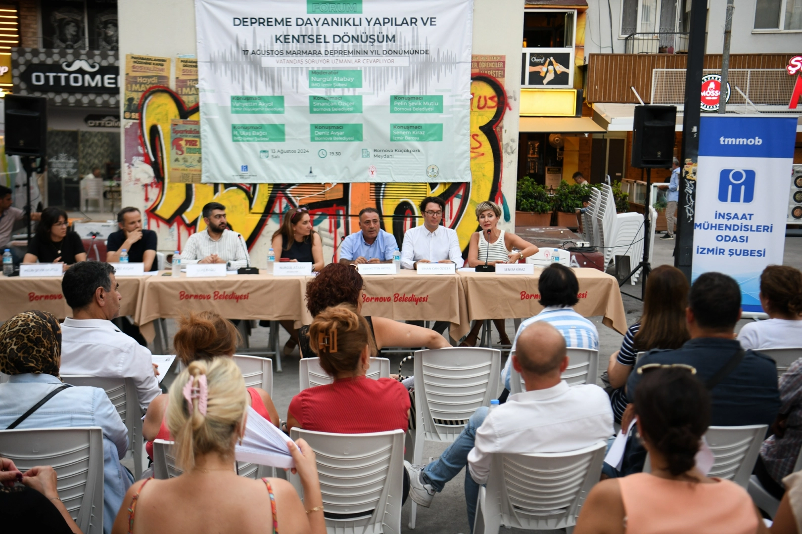Bornova’da deprem forumu haberinin görseli