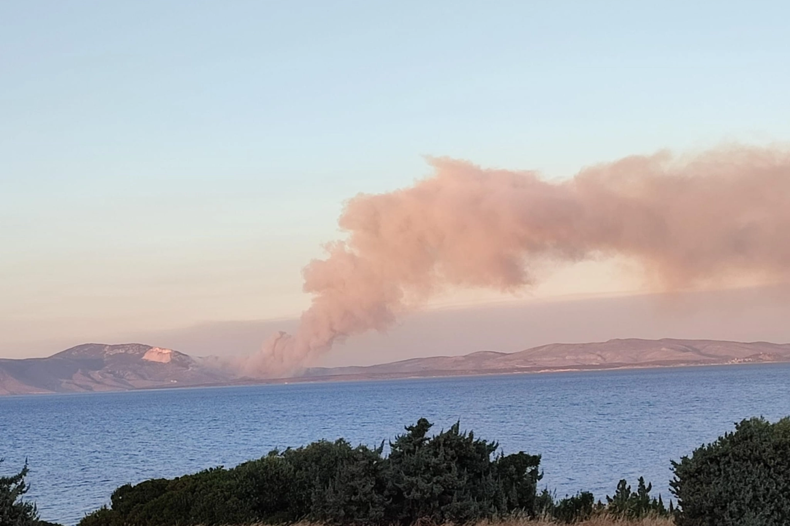 İzmir haber: Karaburun'da yangn