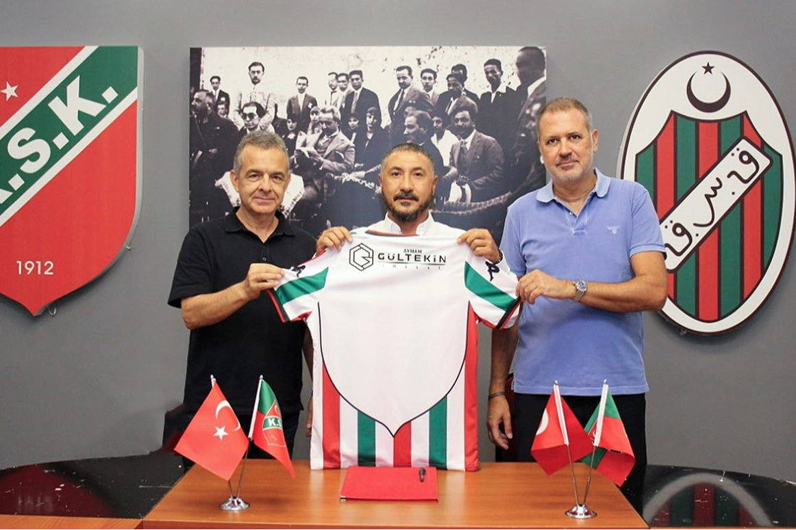 Karşıyaka'nın forma sırt sponsoru Ayhan Gültekin inşaat oldu