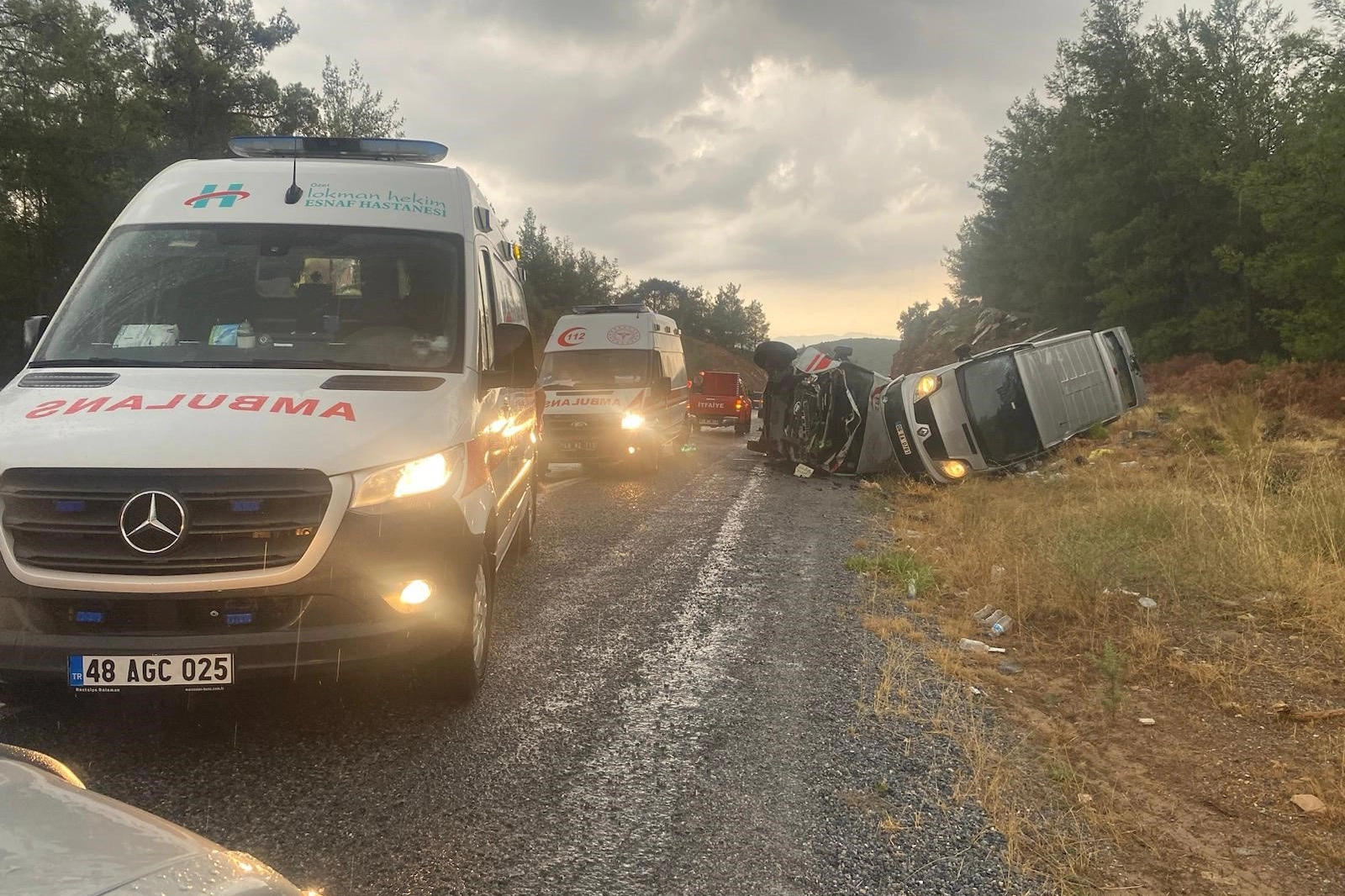 Muğla'da kaza: 14 yaralı