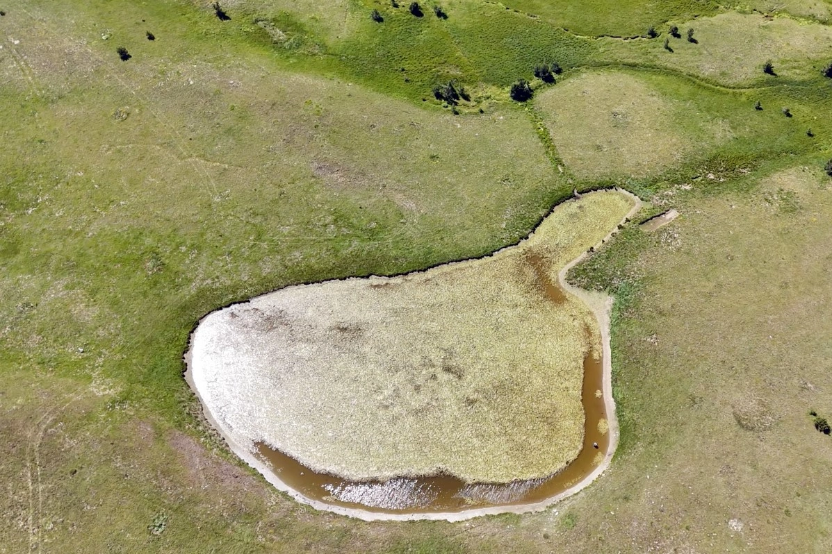 Ilgaz Dağları'nın zirvesinde doğa harikası