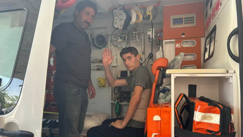 Felçli hasta başarılı operasyonla ayağa kalktı haberinin görseli