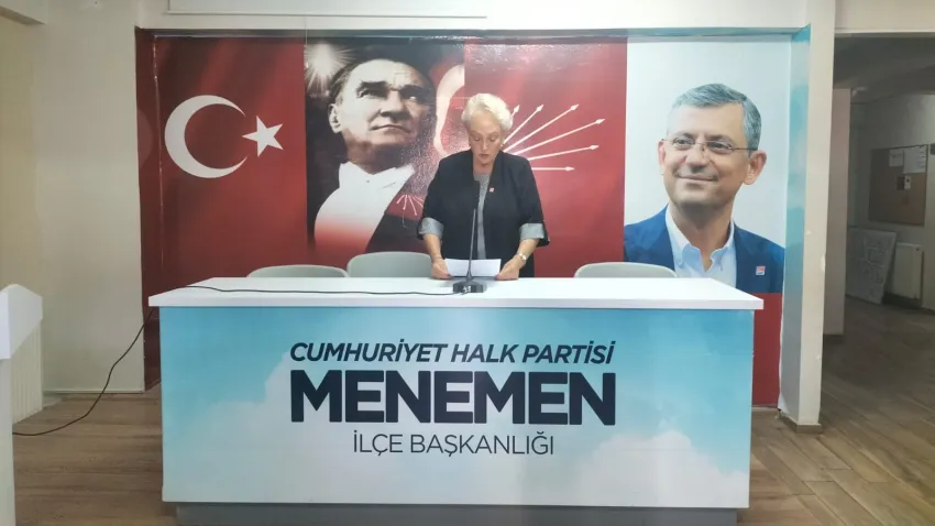 Menemen'de CHP'nin yıl dönümü kutlandı