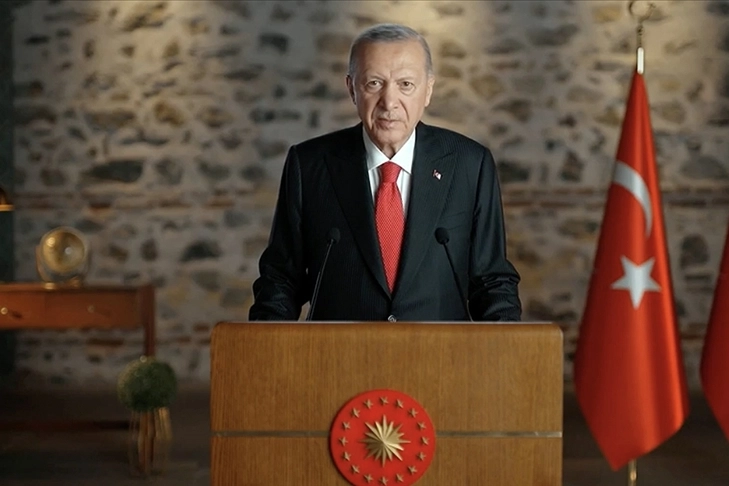 Cumhurbaşkanı Erdoğan, Dördüncü Kırım Platformu Liderler Zirvesi'ne video mesaj gönderdi