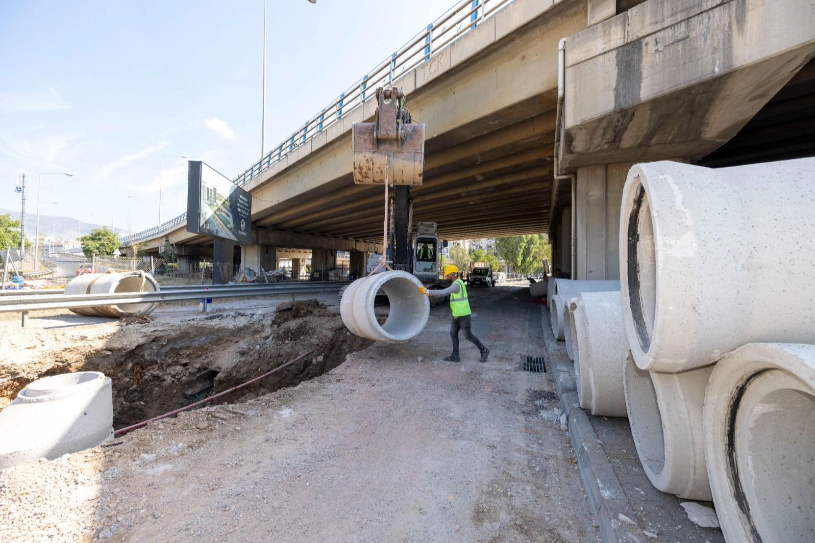 Bornova’da yağmur suyu projesinin yüzde 60'ı tamamlandı