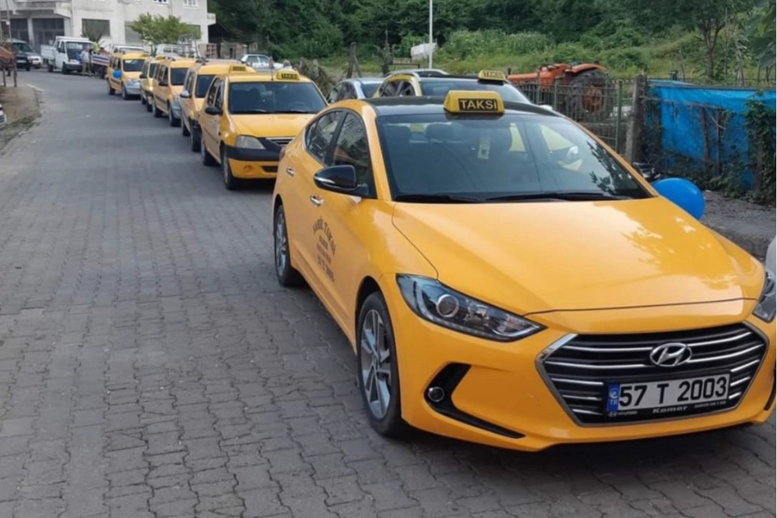 Sinop'ta taksi ücretlerine zam haberinin görseli