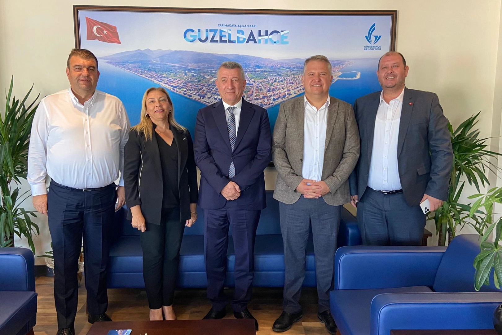 Yarımada Belediyeler Birliği ilk toplantısını Güzelbahçe'de yaptı haberinin görseli