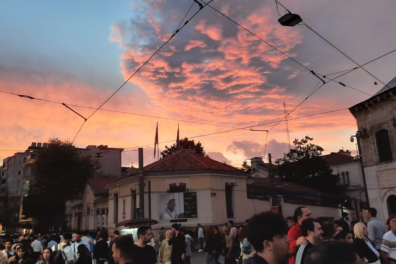 İstanbul'da gün batımı hayran bıraktı