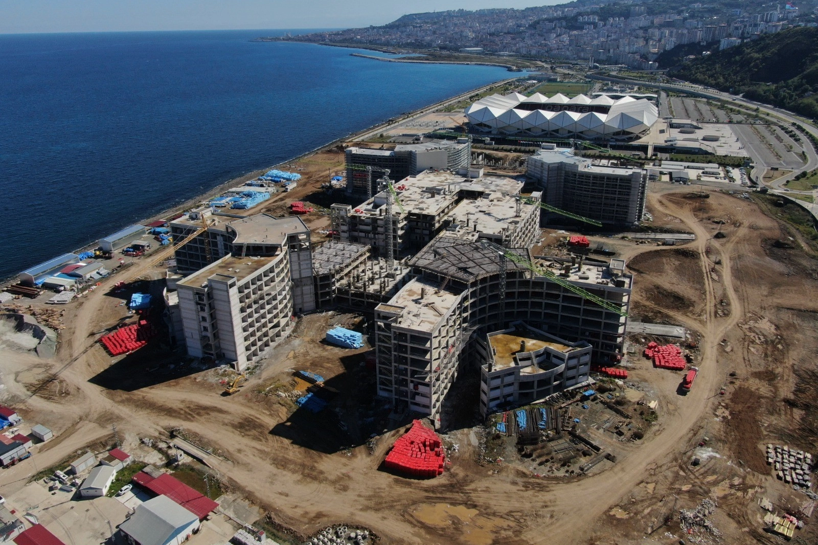 Trabzon Şehir Hastanesi inşaatı bitmek üzere