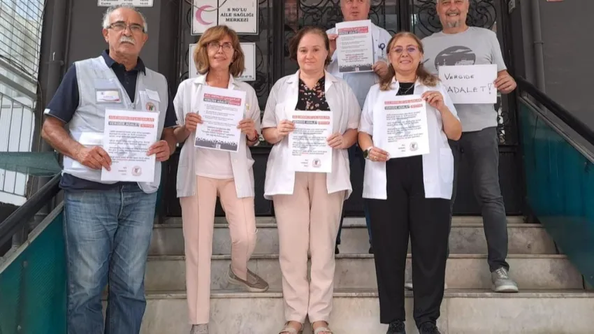 Aile hekimleri 31. kez haykırdı: Vergide adalet! haberinin görseli