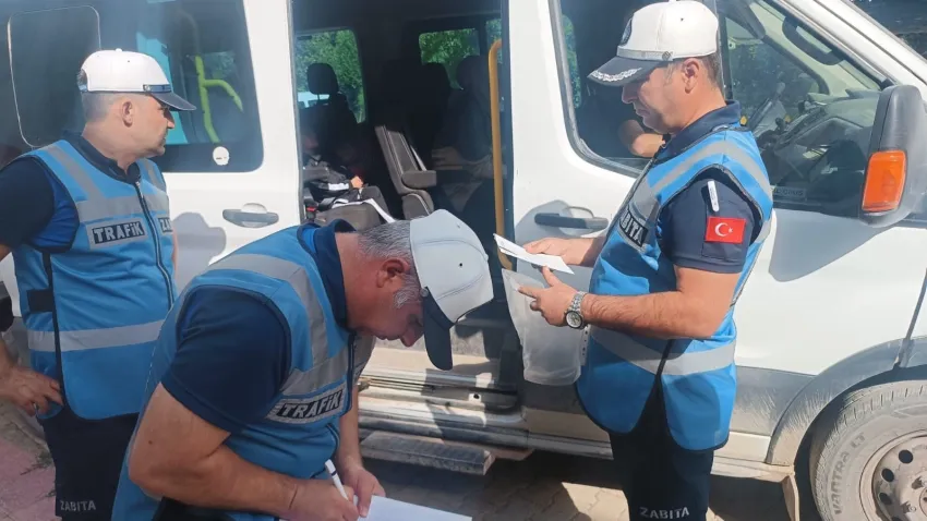 Adıyaman'da servisler denetleniyor haberinin görseli