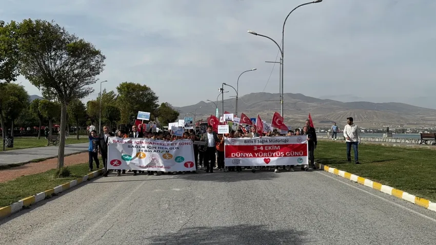 Bitlis’te Dünya Yürüyüş Günü etkinliği haberinin görseli