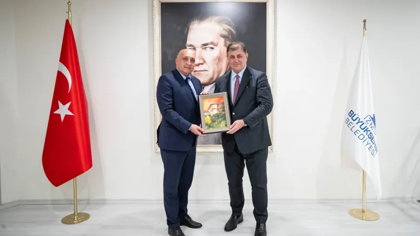 Kardeş kentten dostluk ziyareti: Kırcaali Belediye Başkanı İzmir'i ziyaret etti