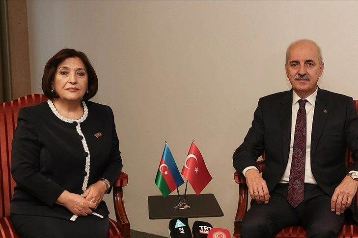 TBMM Başkanı Kurtulmuş, Azerbaycan Milli Meclis Başkanı Gafarova'yı tebrik etti