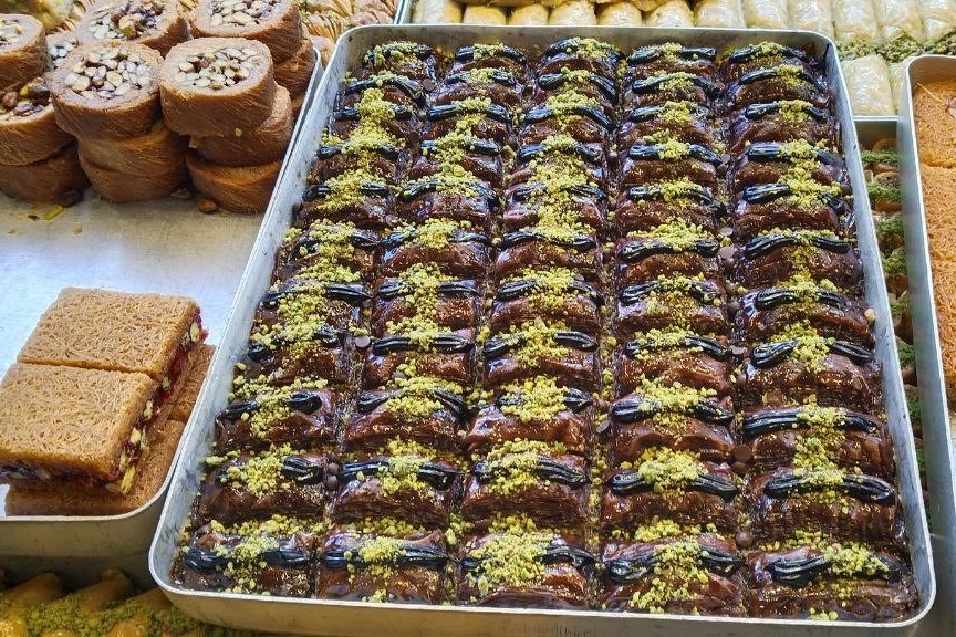 Edirne'de Dubai baklavasına yoğun ilgi