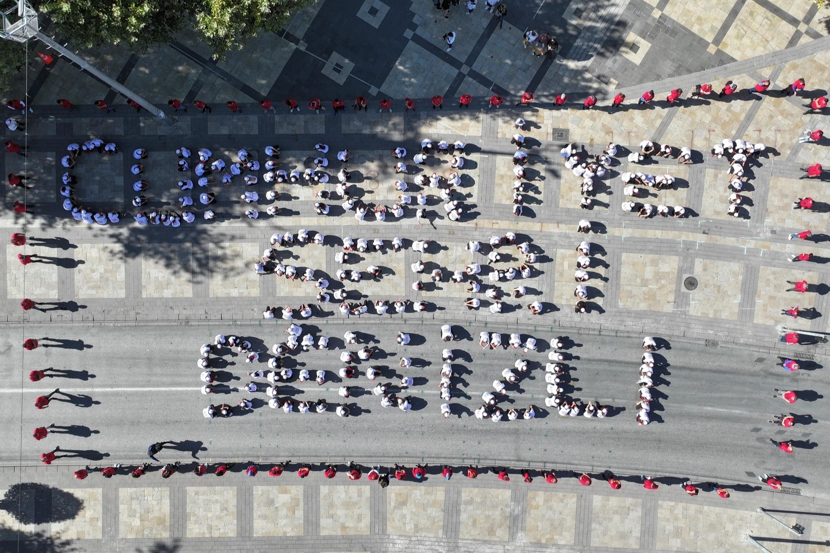 Denizli'de 29 Ekim Cumhuriyet Bayramına özel koreografi