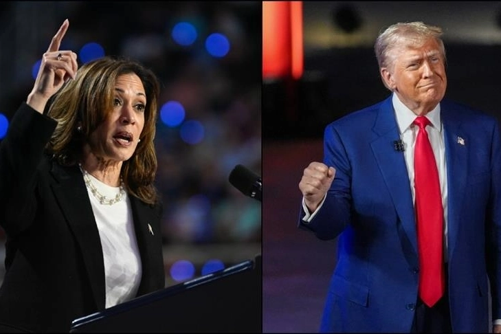 Harris'ten Trump'a sert eleştiri: Trump,  şiddet yanlısı bir güruhu ABD Kongre Binası'na saldırmaya teşvik eden bir kişi!