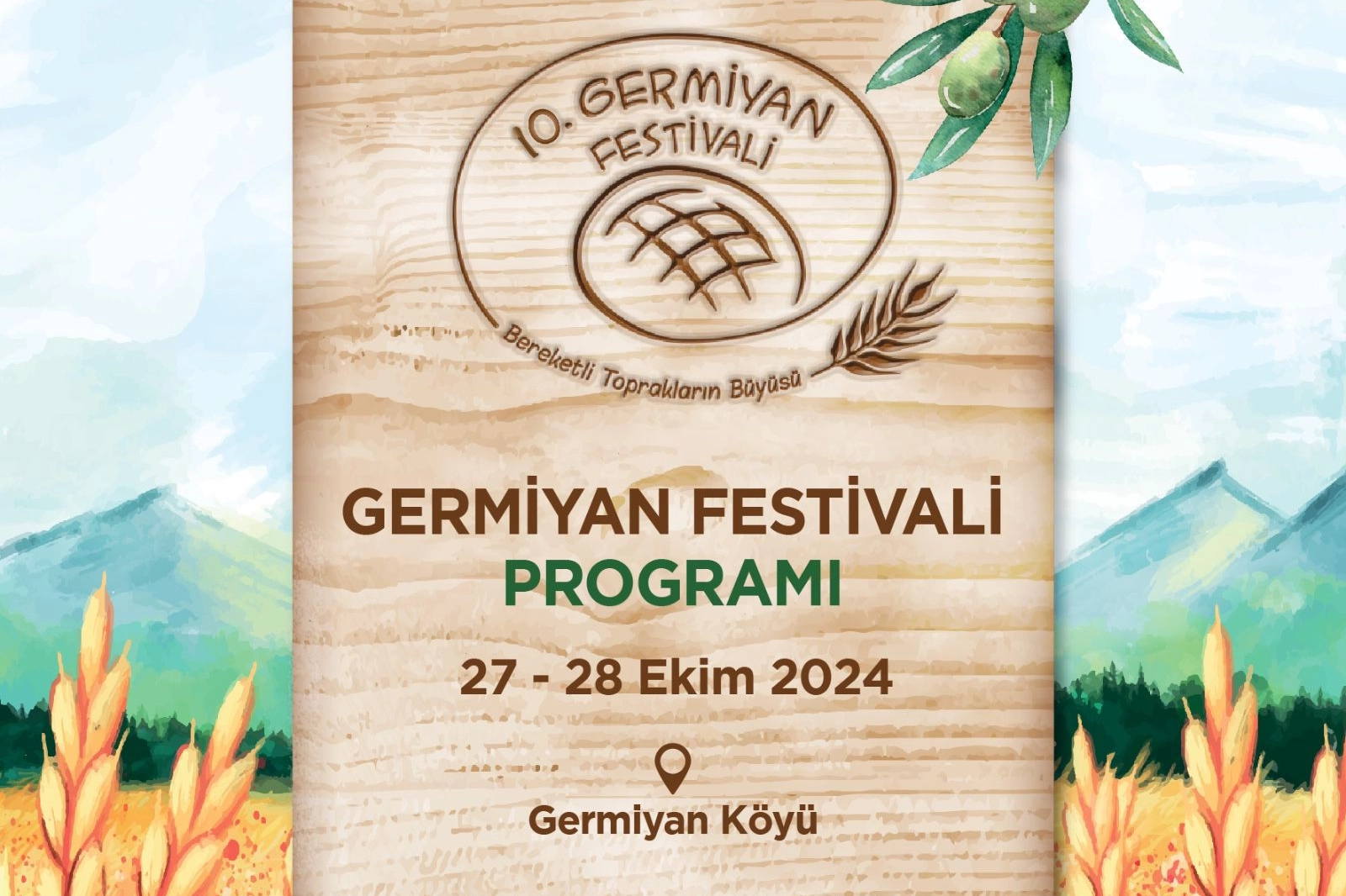 10. Germiyan Festivali ertelendi haberinin görseli
