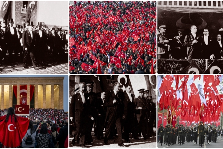 Türkiye Cumhuriyeti 101. yılını kutluyor haberinin görseli