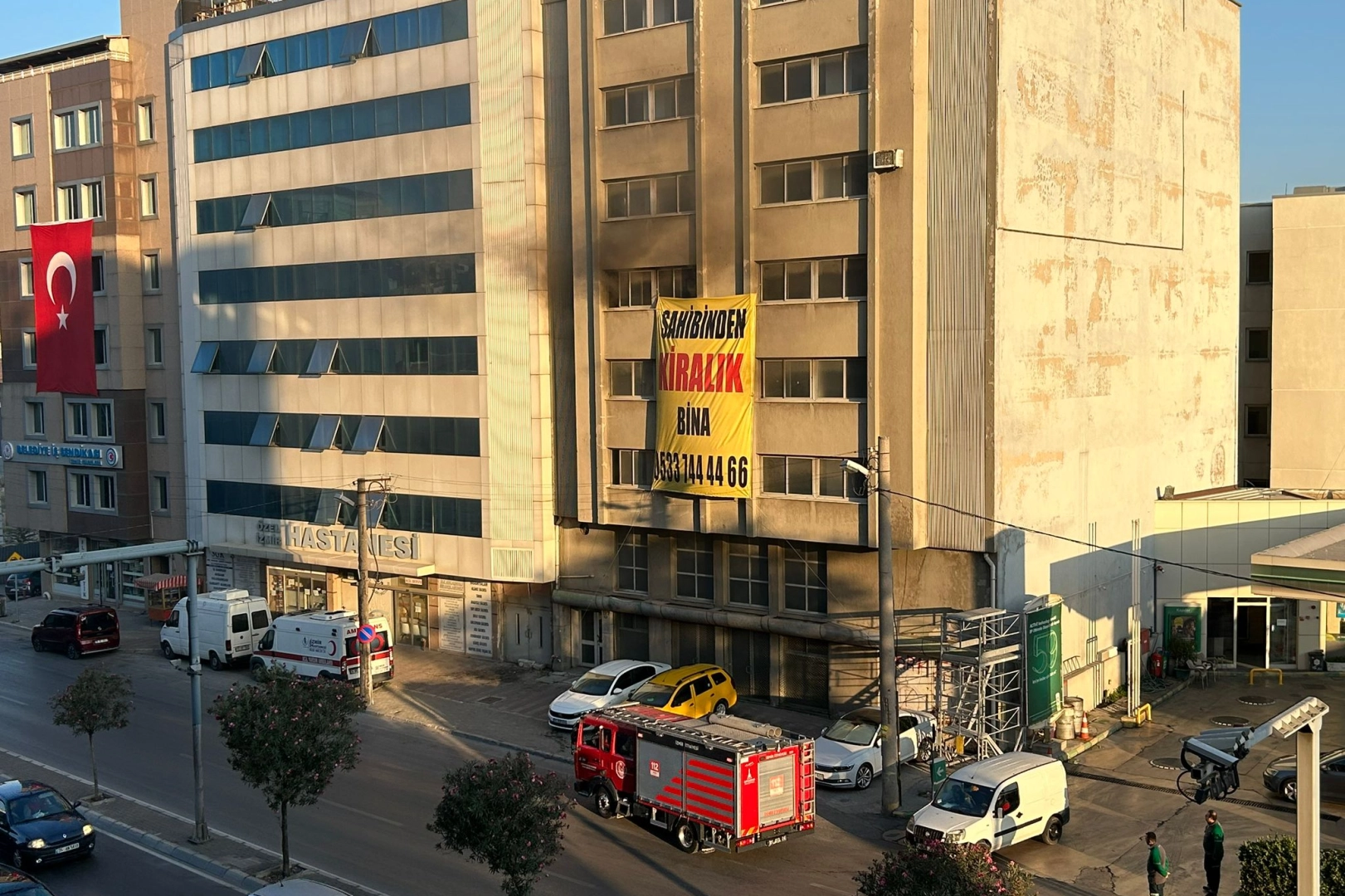 İzmir haber: Konak’ta boş binada yangın