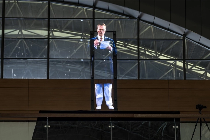 İstanbul Sabiha Gökçen Havalimanı'nda hologram gösterisi: Atatürk’ün sesinden 10. Yıl Nutku