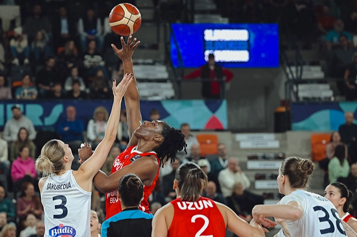 A Milli Kadın Basketbol Takımı Avrupa Şampiyonası biletini aldı haberinin görseli