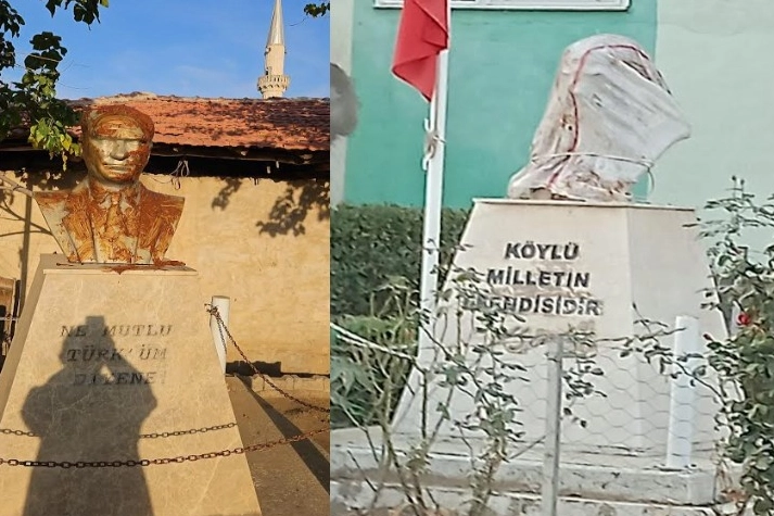 Aslanoğlu'ndan Kiraz’daki Atatürk büstlerine yapılan saldırıya sert tepki haberinin görseli