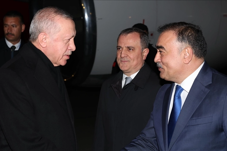 Cumhurbaşkanı Erdoğan, Bakü'de haberinin görseli