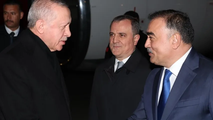 Cumhurbaşkanı Erdoğan, Bakü'de haberinin görseli