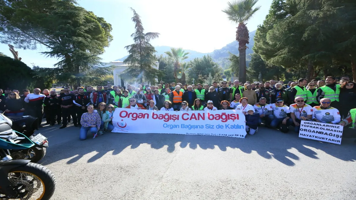 Organ Bağışı Haftası için motosiklet korteji etkinliği düzenlendi haberinin görseli