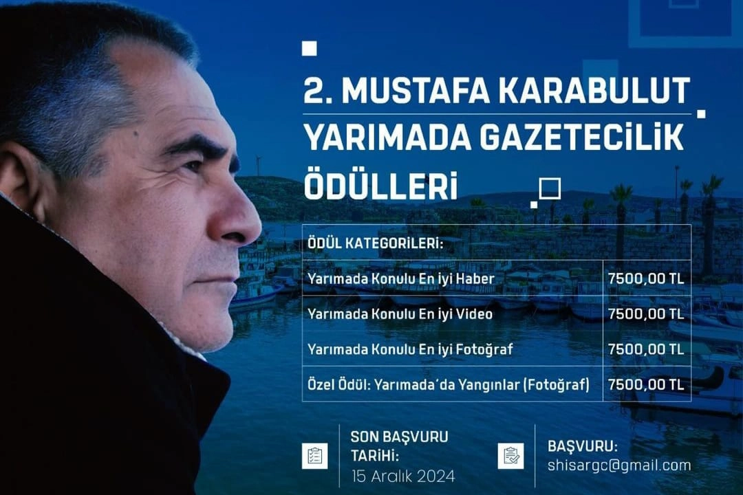 2. Mustafa Karabulut Yarımada Gazetecilik Ödülleri başvuruları başladı