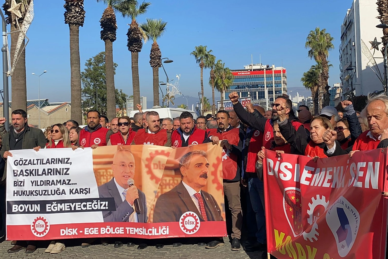 DİSK Genel İş İzmir Şube’lerinden gözaltılara sert tepki