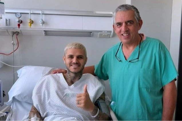 Galatasaray'ın Arjantinli yıldızı Mauro Icardi ameliyat oldu