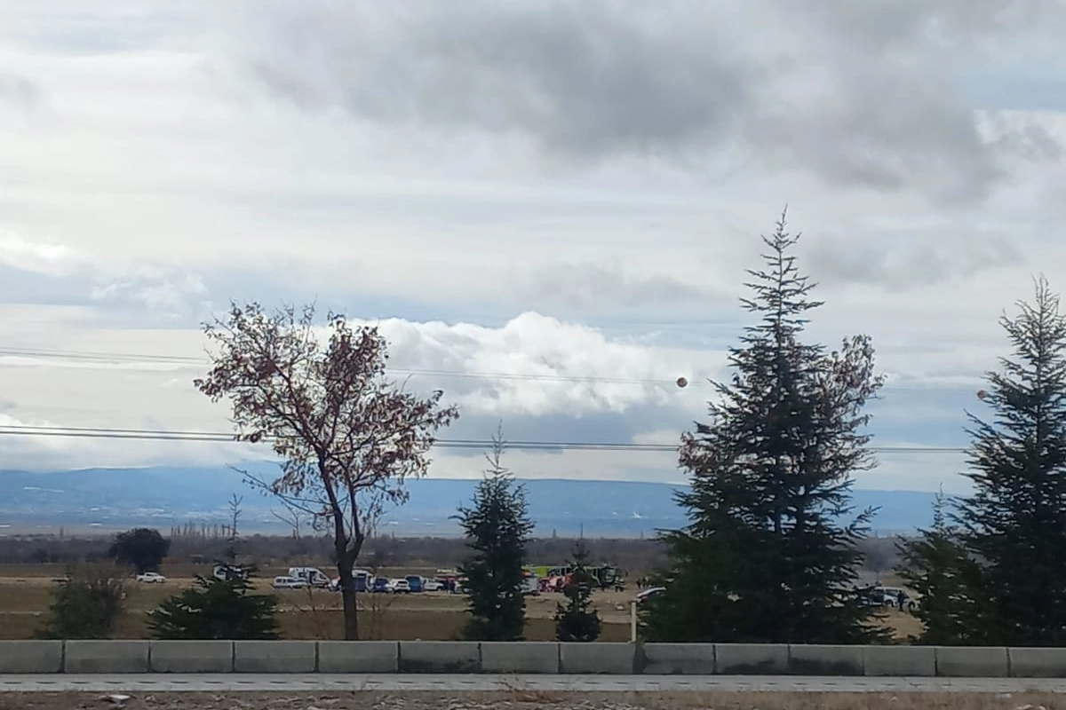 Isparta'da askeri helikopter düştü