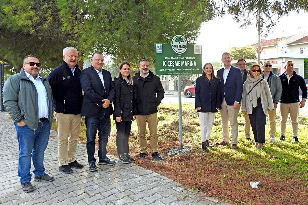 Sakız Ağacım Çeşme ile ağaç sayısı artıyor