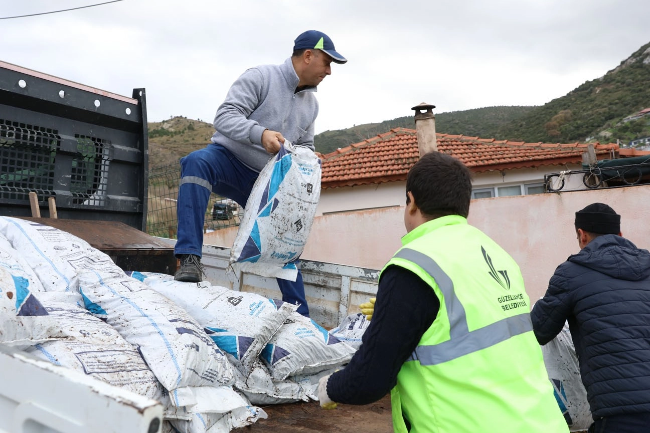 Güzelbahçe’de kış desteği başladı