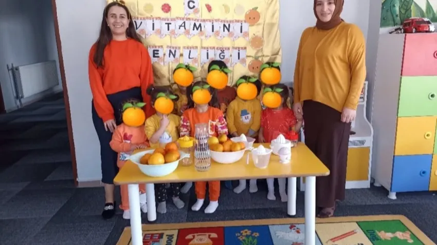 Öğrencilere C Vitamini farkındalığı haberinin görseli