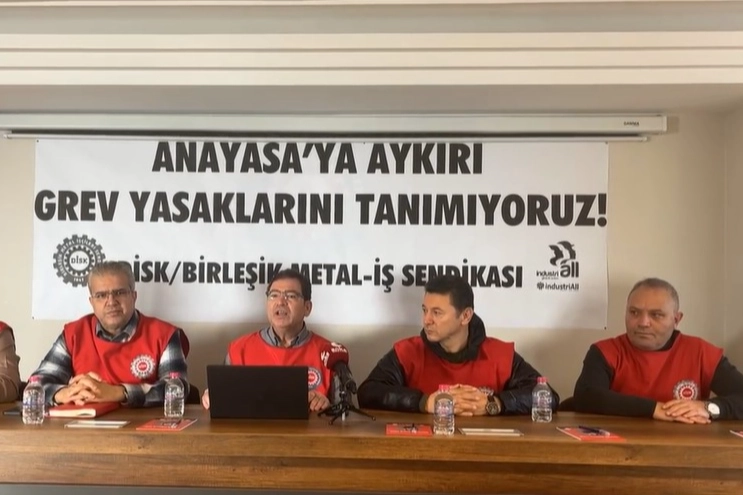 Birleşik Metal İş’ten grev yasağına tepki: Tanımıyoruz! haberinin görseli