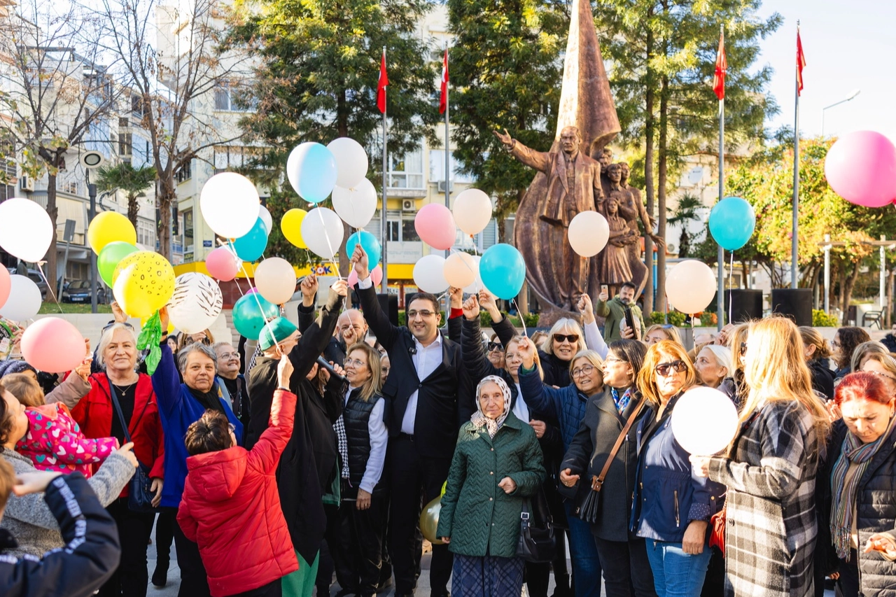 Sevinç balonları SMA’lı Çağla için uçtu