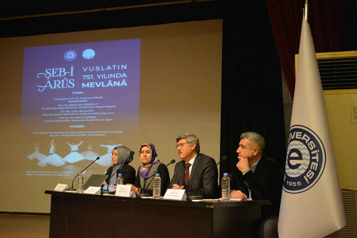 Ege Üniversitesi, Mevlana’yı unutmadı haberinin görseli