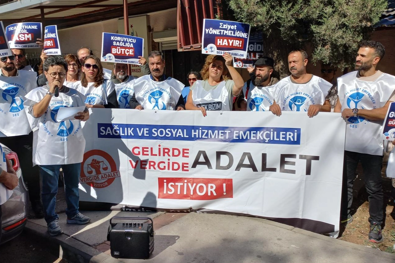 Sağlık çalışanları 42 haftadır nöbette: Bizden kesilen vergiler bizim için kullanılacak mı? haberinin görseli