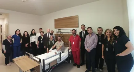 Beyin anevrizma hastası tedaviyle sağlığına kavuştu