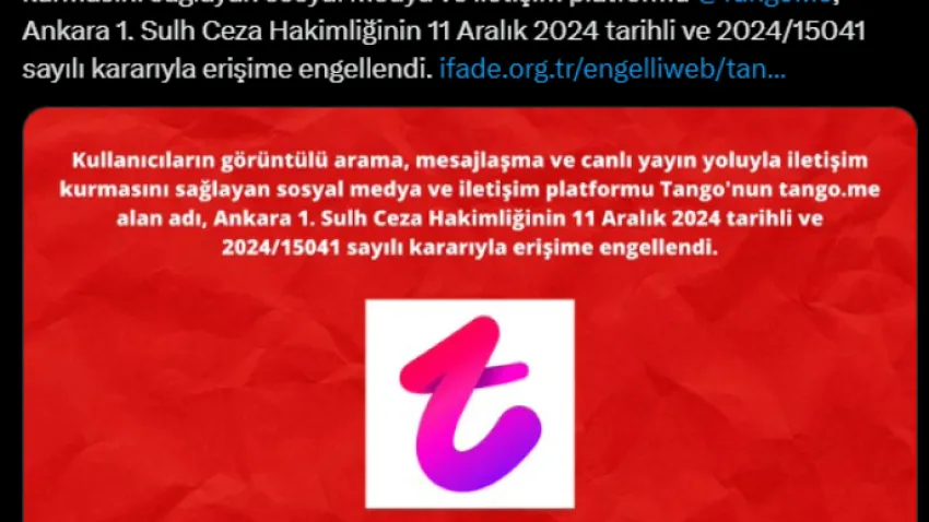 TANGO NEDEN YASAKLANDI?