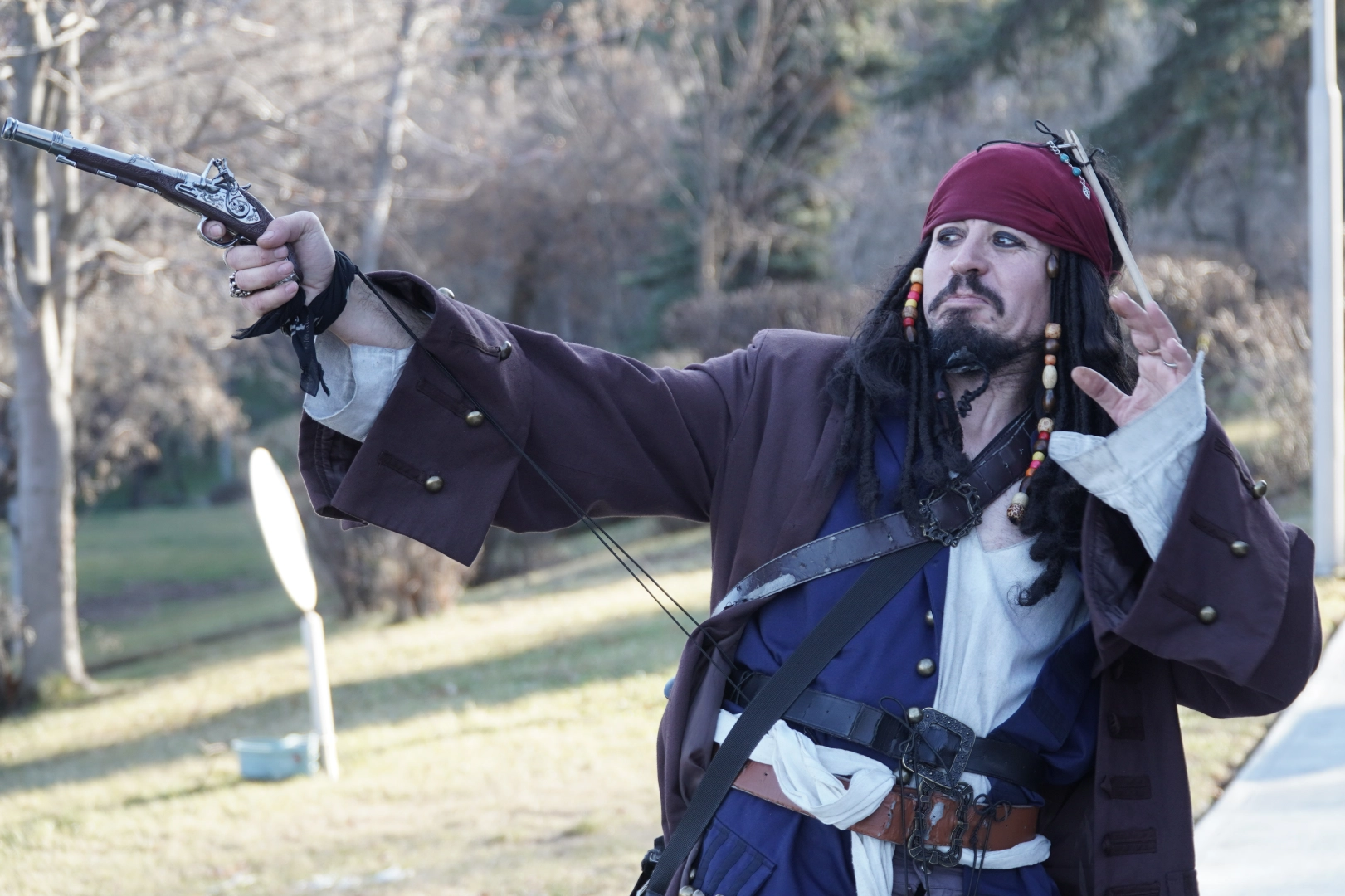 Ankara sokaklarında yerli Jack Sparrow