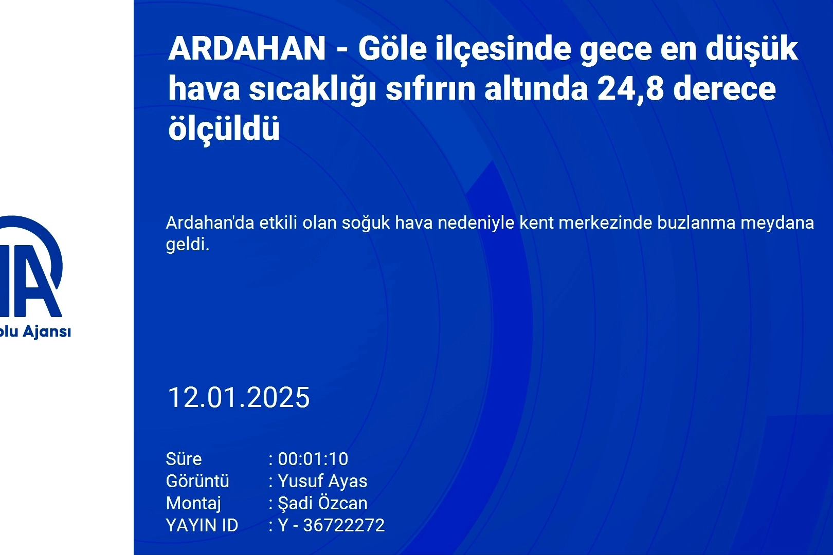 Ardahan’da en düşük hava sıcaklığı sıfırın altında 24,8 derece: Vatandaşların kaş ve kirpikleri dondu