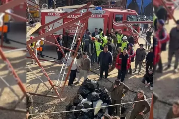 Malatya’da korkutan yangın: İşçilerin kaldığı konteyner yandı