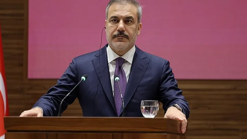 Bakan Fidan: Filistin halkının Gazze'den sürülmesi projesine tamamen karşıyız haberinin görseli