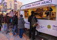 Bucalılara sıcak çorba ikramı